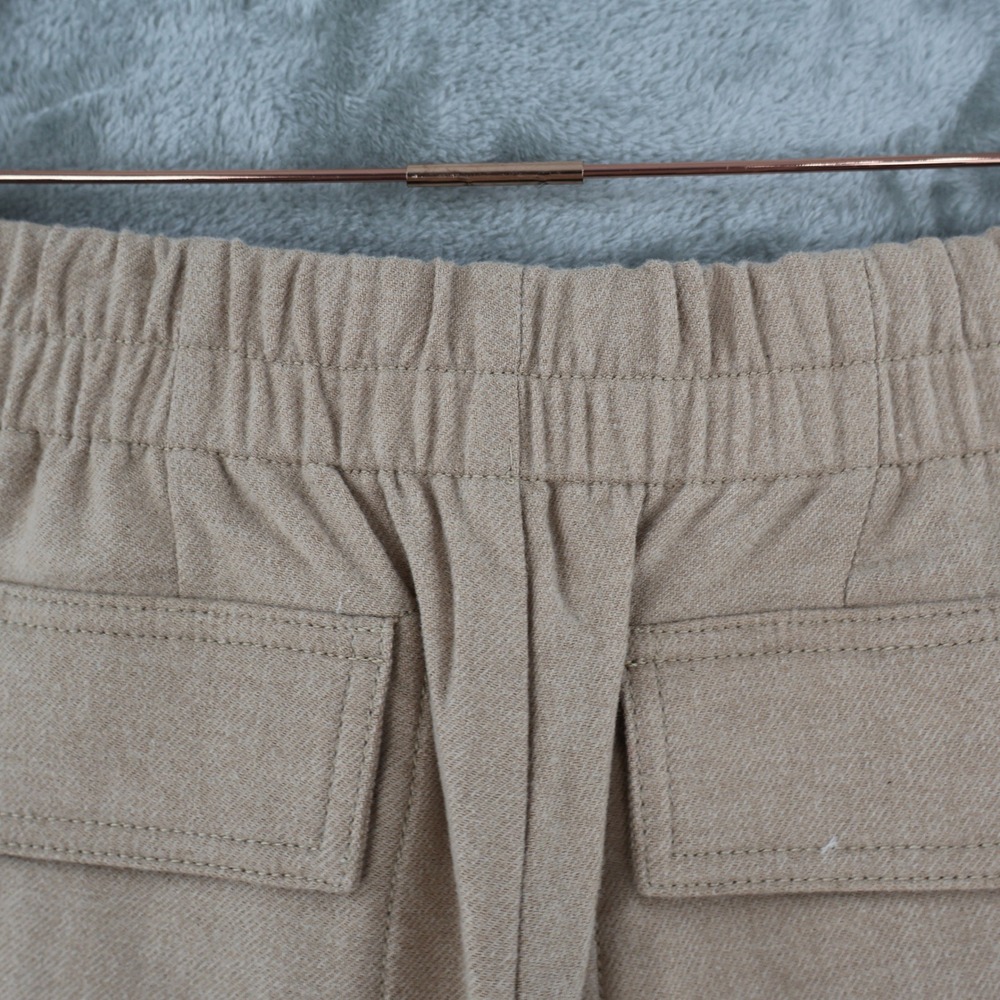 Vince Wide Leg Cargo Pant Women 12 Tan Utility High Rise E-Girl Granola Wool NWT - Picture 13 of 16